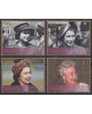 F-EX56350 NAURU IS MNH 2002 ROYAL FAMILY QUEEN ELIZABETH II GOLDEN JUBILEE.