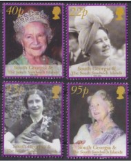 F-EX56356 SOUTH GEORGIA FALKLAND IS MNH 2002 ROYAL FAMILY QUEEN MOTHER BIRTHDAY.