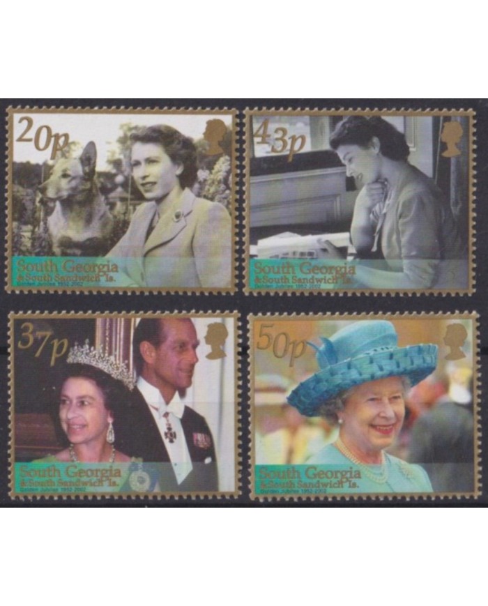 F-EX56355 SOUTH GEORGIA FALKLAND IS MNH 2002 ROYAL FAMILY QUEEN MOTHER BIRTHDAY.