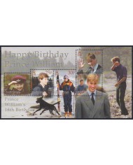 F-EX55801 SOUTH GEORGIA FALKLAND IS MNH 2000 ROYAL FAMILY 18th BIRTHDAY PRINCE WILLIAMS.