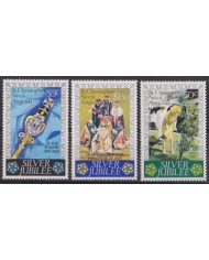 F-EX56368 ST CHRISTOPHER NEVIS ANGUILLA MNH 1977 SHEET ROYAL SILVER JUBILEE.
