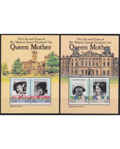F-EX56378 TUVALU MNH 1985-1999 QUEEN MOTHER SHEET.