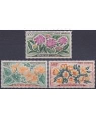 F-EX56406 CONGO MH 1961 ROSE FLOWER FLORES.