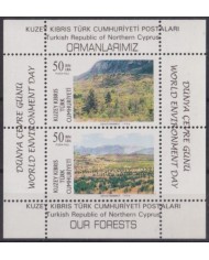 F-EX56403 TURKISH CYPRUS MNH 1996 FOREST PLANTS & FLOWER FLORES ORMANLARIMIZ.