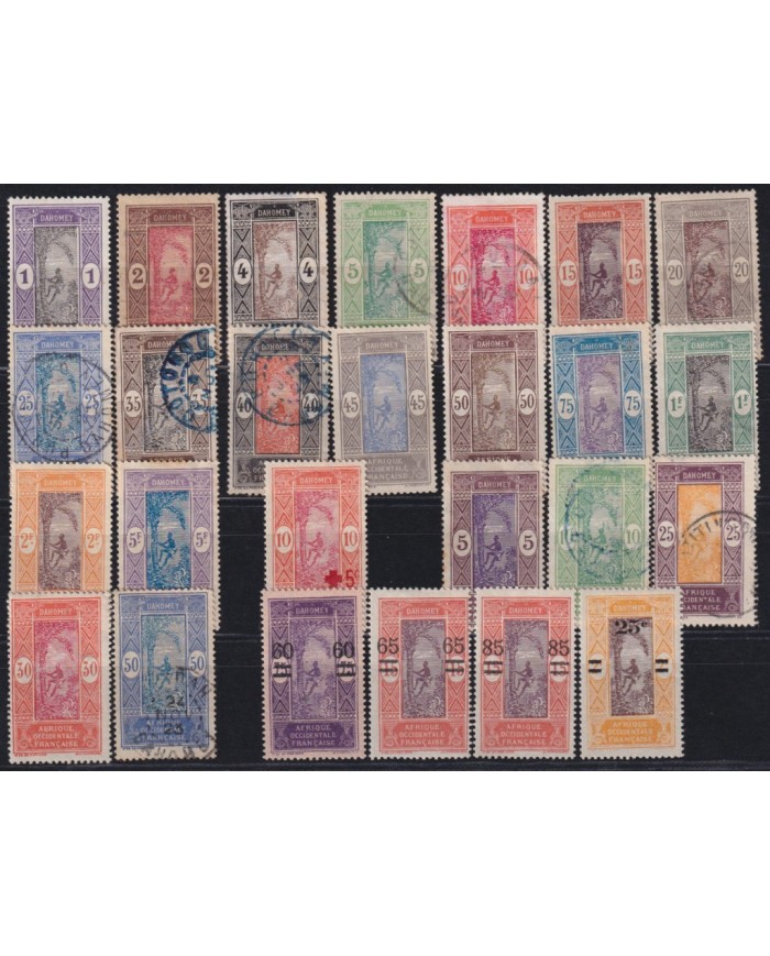 F-EX55705 YVORY COAST FRENCH COLONIES 1913-30 NEW VALEU OVERPRINT PALM STAMPS LOT +40€.