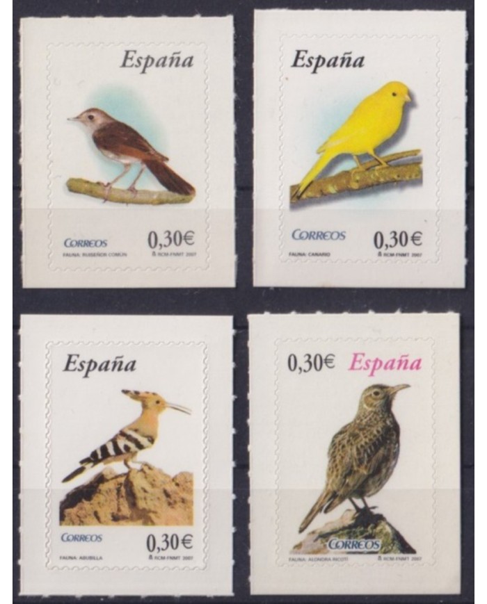 F-EX57051 SPAIN ESPAÑA MNH 2008 BIRD AVES PAJAROS ADHESIVE.