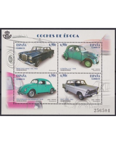 F-EX57208 SPAIN ESPAÑA MNH 2013 OLD CAR AUTOMOVIL VW CITROEN MERCEDES BENZ.