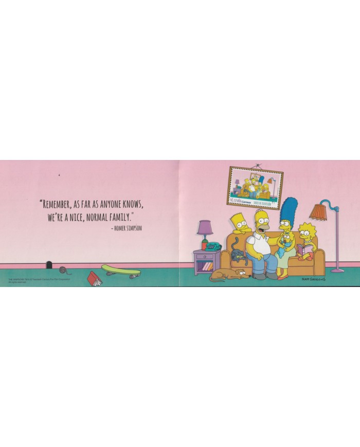 F-EX55886 SPAIN ESPAÑA MNH 2019 THE SIMPSONS CARTOONS SPECIAL SHEET.