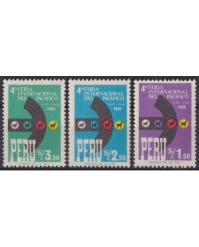 F-EX56976 PERU 1965 MNH INTERNATIONAL PACIFIC FAIR.
