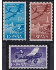 F-EX45564 ESPAÑA SPAIN SIDI IFNI MNH 1966 PRO CHILDREN AVION AIRPLANE.