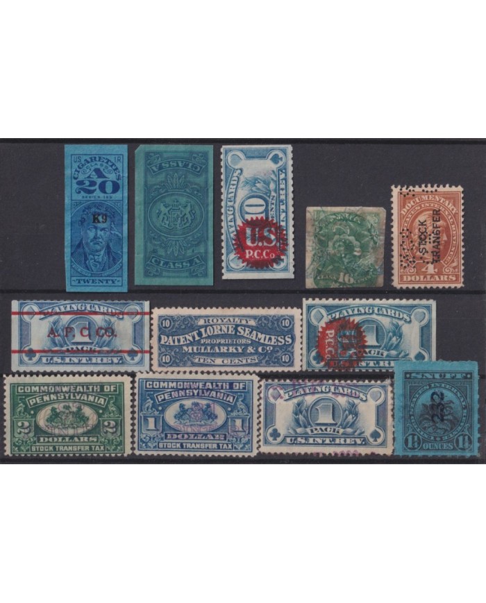 F-EX41143 USA REVENUE PENNSYLVANIA LOCAL STAMPS TOBACCO PAYING CARD.