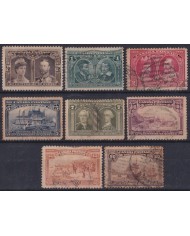 F-EX53745 CANADA 1908 QUEBEC CENTENARIAL USED HIGHT VALUE.