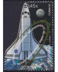 F-EX57219 ESPAÑA SPAIN 2015 MNH 35 ANNIV COLUMBIA SPACIAL TRANSBORDER COSMOS SPACE.