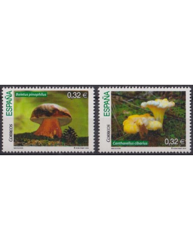 F-EX57221 ESPAÑA SPAIN 2009 MNH MUSROOMS FUNGUS MICOLOGY BOLETUS.