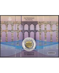 F-EX55747 ESPAÑA SPAIN MNH 2016 SEGOVIA ROMAN AQUEDUCT SPECIAL PRINTING.