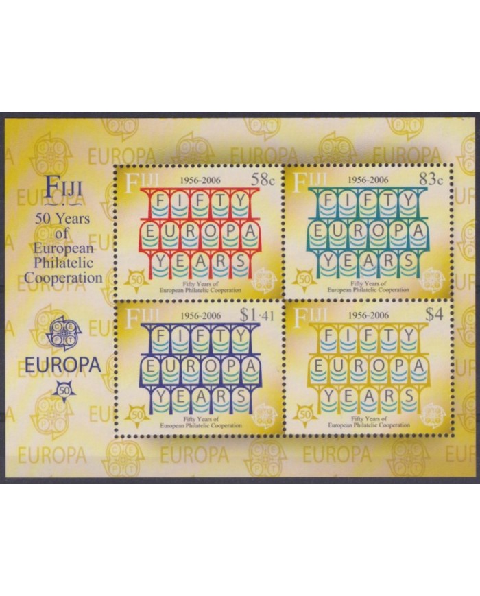F-EX57292 FIJI MNH 2006 EUROPA 50 YEAR OF EUROPEAN PHILATELIC COOPERATION.