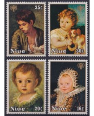 F-EX57312 NIUE MNH 1979 UNICEF ART PAINTING CHILDREN.