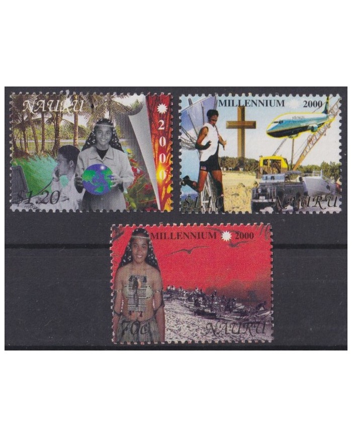 F-EX57287 NAURU MNH 2000 MILLENIUM WOMAN.