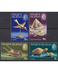 F-EX57285 PITCAIRN IS MNH 1980 HANDICRAFT TURTLE TOYS GANNET