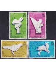 F-EX57302 SOLOMON IS MNH 1974 UPU ORIGAMI PAPER.