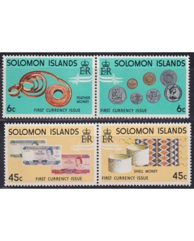 F-EX57304 SOLOMON IS MNH 1969 FIRST CURRENCY ISSUE COIN.