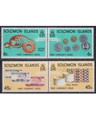 F-EX57304 SOLOMON IS MNH 1969 FIRST CURRENCY ISSUE COIN.