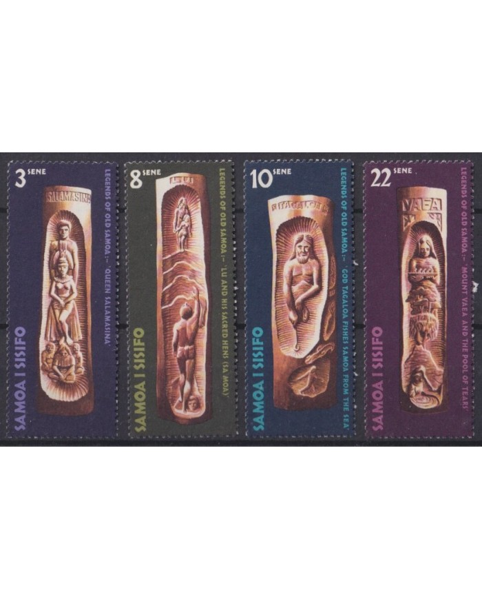 F-EX57310 SAMOA I SISIFO IS MNH 1971 MYTHS & LEGENS OF OLD SAMOA.