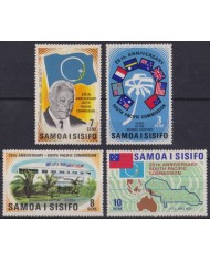 F-EX57311 SAMOA I SISIFO IS MNH 1972 25th ANNIV SOUTH PACIFIC COMMISSION.
