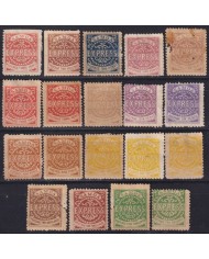 F-EX53056 SAMOA IS 1877 STAMPS LOT ORIGINAL & REPRINT.