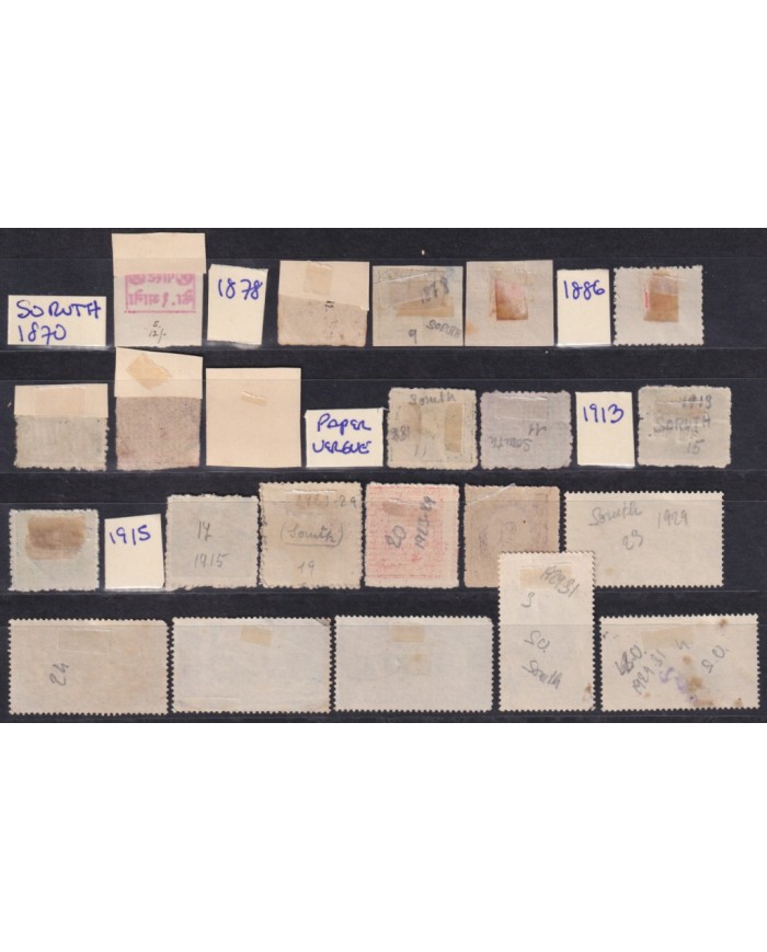 F-EX54222 INDIA SORUTHSARKARI FEUDATARY STATE UK COLONIES CLASSIC STAMPS LOT.