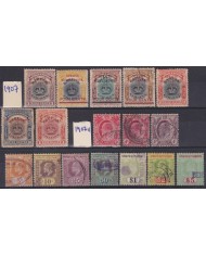 F-EX54303 STRAITS SETTLEMENTS MALAYSIA 1907-11 USED HIGHT VALUE.