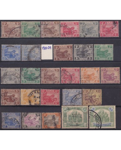 F-EX54308 STRAITS SETTLEMENTS MALAYSIA 1901-34 USED HIGHT VALUE.