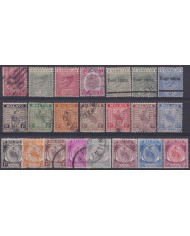 F-EX54309 STRAITS SETTLEMENTS MALAYSIA NEGRI SEMBILAN USED HIGHT VALUE.