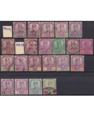 F-EX54315 STRAITS SETTLEMENTS MALAYSIA JOHORE 1911-1937 USED HIGHT VALUE