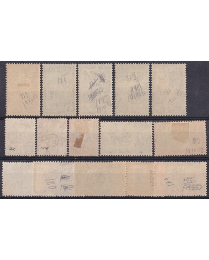 F-EX54317 STRAITS SETTLEMENTS MALAYSIA SARAWAK USED STAMPS LOT.