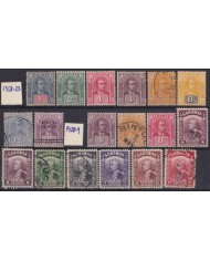 F-EX54317 STRAITS SETTLEMENTS MALAYSIA SARAWAK USED STAMPS LOT.