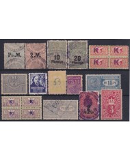 F-EX55189 GERMANY REVENUE STAMPS LOT SVASTICA.