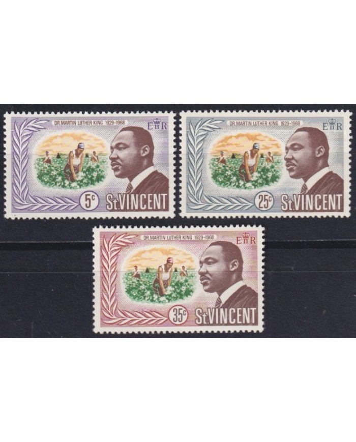 F-EX57361 ST VINCENT MNH 1968 MARTIN LUTHER KING.