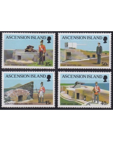 F-EX57380 ASCENSION MNH 2000 MILITAR FORTS ARCHITECTURE.