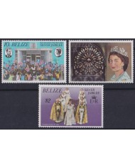 F-EX56898 BELIZE MNH 1977 QUEEN SILVER JUBILEE.