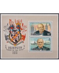 F-EX57349 FALKLAND IS MNH 1974 WINSTON CHURCHILL CENTENARY.