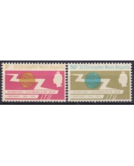 F-EX57395 ST CHRISTOPHER NEVIS ANGUILLA MNH 1967 CENTENARY OF ITU TELECOMMUNICATIONS.