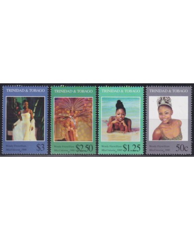 F-EX57358 TRINIDAD & TOBAGO MNH 1999 MISS UNIVERSE WOMAN.