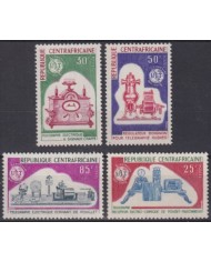 F-EX57440 CENTRAL AFRICA MH 1965 TELEGRAPH TELEGRAFOS.