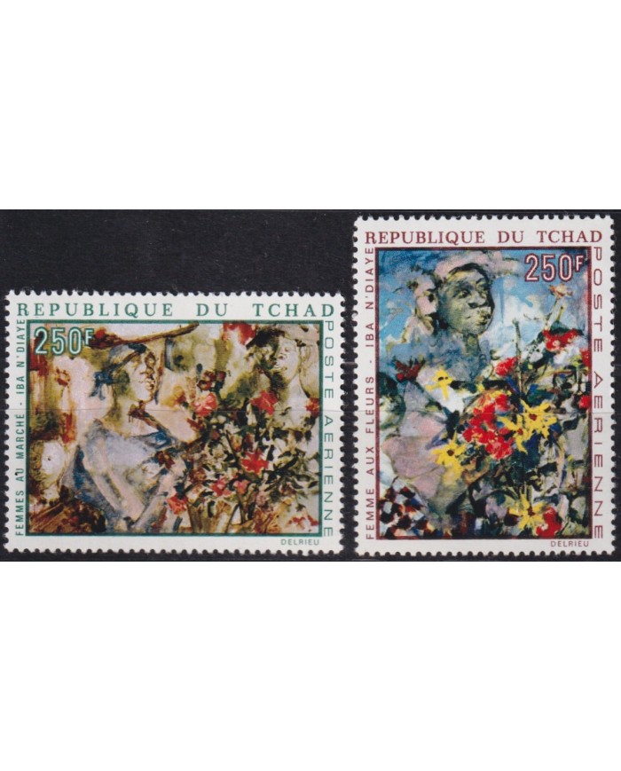 F-EX57489 CHAD TCHAD MNH 1970 ART PAINTING IBA N´DIAYE.