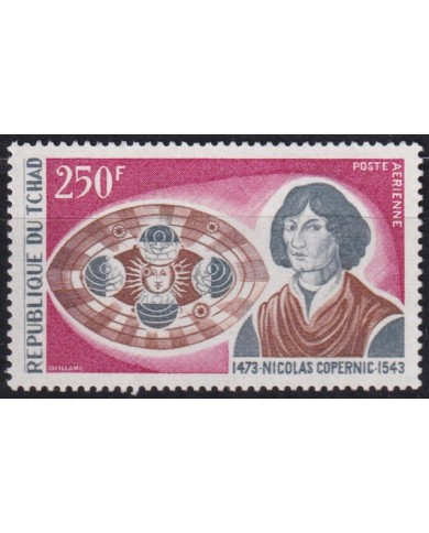 F-EX57490 CHAD TCHAD MNH 1973 COPERNICUS SCIENCE COSMOS ASTRONOMY.