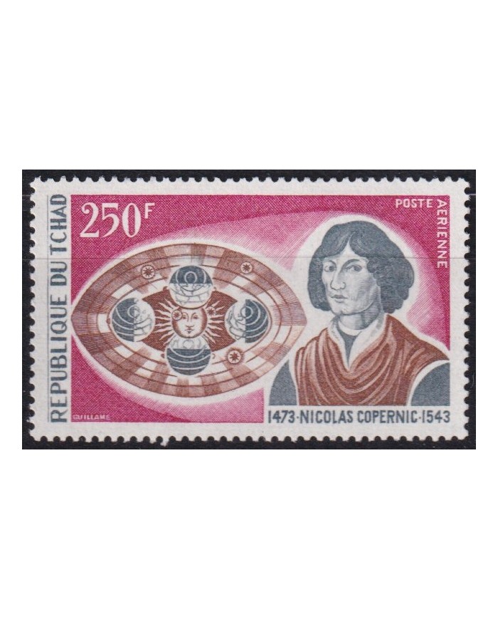 F-EX57490 CHAD TCHAD MNH 1973 COPERNICUS SCIENCE COSMOS ASTRONOMY.
