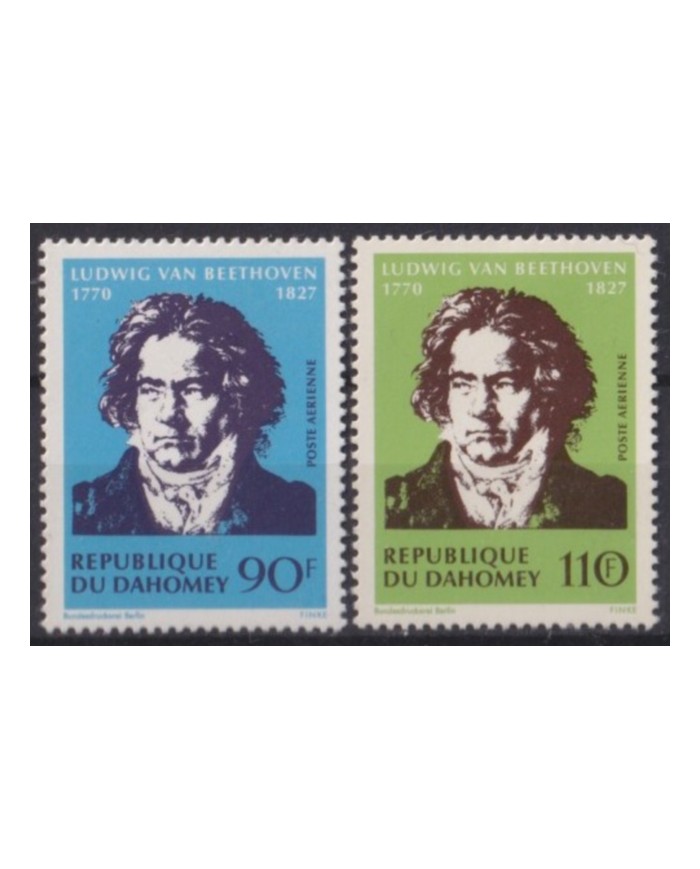 F-EX57453 DAHOMEY MH 1970 LUDWING VON BEETHOVEN.
