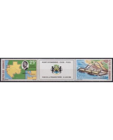 F-EX57459 GABON MNH 1968 PORT D´OWENDO.