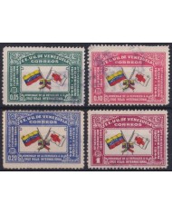 F-EX56489 VENEZUELA 1944 80 ANNIV RED CROSS FLAG +40€.
